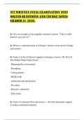 TCI WRITTEN FINAL EXAMINATION TEST SOLVED QUESTIONS AND COURSE NOTES GRADED A&plus; 2026&period;