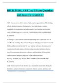 BICSI IN101&comma; V8&period;0 Day 1 Exam Questions and Answers Graded A&plus;