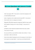 BLS test Questions and Answers Graded A&plus;