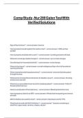 COMP STUDY - NUR 280 GALEN TEST WITH VERIFIED SOLUTIONS