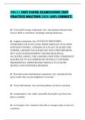 TM111 TEST PAPER EXAMINATION TEST PRACTICE SOLUTION 2026 100&percnt; CORRECT