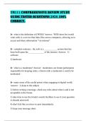 TM111 COMPREHENSIVE REVIEW STUDY GUIDE TESTED QUESTIONS 2026 100&percnt; CORRECT&period;