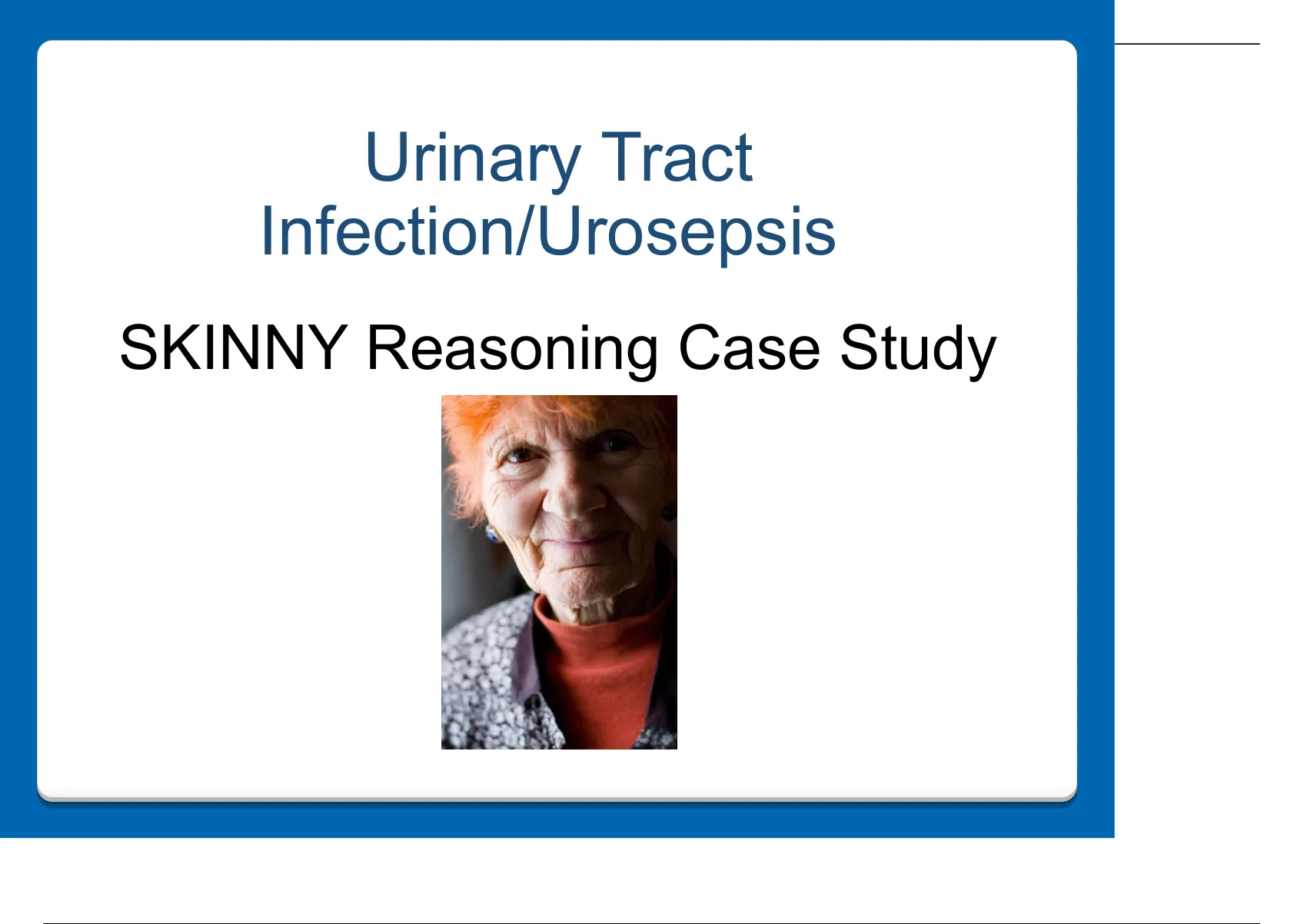 urosepsis nursing case study