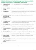 WGU D115 Advanced Pathophysiology Exam Questions 2025 – Verified Answers and A+ Guaranteed Study Guide