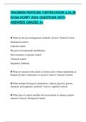 TRUGREEN PESTICIDE CERTIFICATION 6&comma;3A&comma;3B EXAM SCRIPT 2026 QUESTIONS WITH ANSWERS GRADED A&plus;