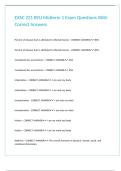 EXSC 221 BYU Midterm 1 Exam Questions With Correct Answers