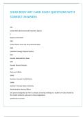 SNHD-BODY ART CARD EXAM QUESTIONS WITH CORRECT ANSWERS