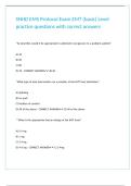 SNHD EMS Protocol Exam EMT &lpar;basic&rpar; Level practice questions with correct answers&period;