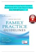 Family Practice Guidelines&comma; Fifth Edition Test Bank by Jill C&period; Cash MSN APN FNP-BC & Cheryl A&period; Glass MSN APRN WHNP-BC &ndash; Latest Update 2026 &vert; Exam Prep & Practice Questions