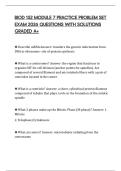 BIOD 152 MODULE 7 PRACTICE PROBLEM SET EXAM 2026 QUESTIONS WITH SOLUTIONS GRADED A&plus;