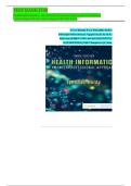 Test Bank &ndash; Health Informatics&colon; An Interprofessional Approach &lpar;3rd Edition&comma; Lynda R&period; Hardy&rpar; &vert; Complete Exam Questions & Verified Answers