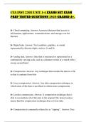 UTA INSY 2303 UNIT 1-4 EXAMS SET EXAM PREP TESTED QUESTIONS 2026 GRADED A&plus;