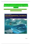 Environmental Science 16th Edition Test Bank &ndash; Complete Chapters 1-25 with Verified Answers