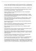 HCAD 760 MIDTERM EXAM QUESTIONS & ANSWERS