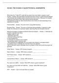 HCAD 760 EXAM 2 QUESTIONS & ANSWERS