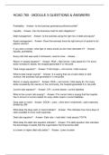  HCAD 760 - MODULE 3 QUESTIONS & ANSWERS
