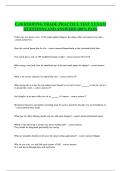 C-30 ROOFING TRADE PRACTICE TEST 5 EXAM QUESTIONS AND ANSWERS 100&percnt;