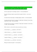 C-39 ROOFING TRADE PRACTICE TEST 3 EXAM QUESTIONS AND ANSWERS 100- PASS