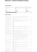 CBAD Exam 1 &ndash; Questions With Objective Solutions