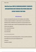 Med Gas Exam PREP &lpar;3 VERSIONS&rpar; NEWEST COMPLETE 550 QUESTIONS AND VERIFIED SOLUTIONS 2026-2027 LATEST UPDATE THIS YEAR