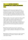 WGU C797 MASTER SUMMARY & AUTHORIZED KEY ACHIEVE EXCELLENCE 2026