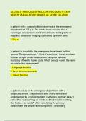 ALS&sol;ACLS - RED CROSS FINAL CERTIFIED QUALITY EXAM  NEWEST 25&sol;26 ALREADY GRADED A&plus; SCORE SOLUTION