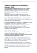 Sherpath Questions and Answers Updated 2026