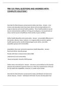 PBH 101 FINAL QUESTIONS AND ANSWERS WITH COMPLETE SOLUTION&excl;&excl;