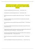 IAHCSMM CIS Chapter 1 Introduction to Surgical Instruments Test with All Correct & 100&percnt; Verified Answers