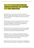WGU D483 ACTUAL EXAM EXAM Q&A COMPLETE QUESTIONS AND ANSWERS 2026 VIEW AHEAD EXAM