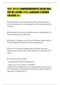 WGU D550 COMPREHENSIVE EXAM Q&A STUDY GUIDE 2026 ALREADY PASSED GRADED A&plus;&period;