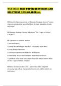 WGU D550 TEST PAPER QUESTIONS AND SOLUTIONS 2026 GRADED A&plus;&period;