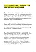 WGU D668 EXAM SCRIPT EXAMS SET FULL SOLUTION 2026 100&percnt; CORRECT&period;