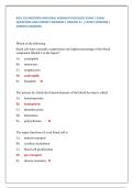 BIOL 235 MIDTERM AND FINAL HUMAN PHYSIOLOGY EXAM &vert; EXAM  QUESTIONS AND CORRECT ANSWERS &vert; GRADED A&plus; &vert; LATEST VERSIONS &vert;  VERIFIED ANSWERS 
