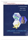 TEST BANK FOR Organic Chemistry 12th Edition by T&period; W&period; Graham Solomons&comma; Craig B&period; Fryhle&comma; Scott A&period; Snyder Chapter 1-25 &comma; All Chapters &lpar; Latest  Update&rpar;