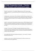 ATCBE-Preparation-Guide - Practice Test Answers well answered to pass