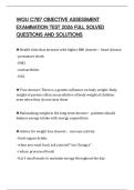 WGU C787 OBJECTIVE ASSESSMENT EXAMINATION TEST 2026 FULL SOLVED QUESTIONS AND SOLUTIONS