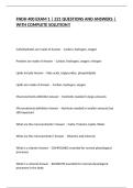 FNDH 400 EXAM 1 &vert; 221 QUESTIONS AND ANSWERS &vert; WITH COMPLETE SOLUTION&excl;&excl;