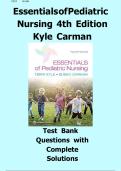 Essentials of Pediatric Nursing 4th Edition
