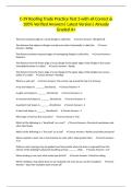 C-39 Roofing Trade Practice Test 3 with all Correct & 100&percnt; Verified Answers&vert; Latest Version&vert; Already Graded A&plus;