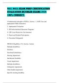 WGU D635 EXAM PREP CERTIFICATION EVALUATION BUNDLED EXAMS 2026 100&percnt; CORRECT&period;