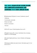 WGU D635 EXAM STUDY GUIDE EXAMS SET COMPLETE QUESTIONS AND ANSWERS 2026 VIEW AHEAD EXAM&period;