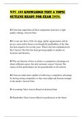 WPC 480 KNOWLEDGE TEST & TOPIC OUTLINE READY FOR EXAM 2026&period;