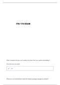 ITN 170 MIDTERM QUESTIONS AND VERIFIED ANSWERS