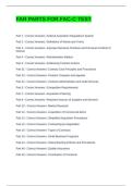 FAR PARTS FOR FAC-C TEST QUESTIONS AND ANSWERS