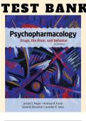 FULL TEST BANK &ndash; Psychopharmacology&colon; Drugs&comma; the Brain&comma; and Behavior&comma; 4th Edition by Meyer et al&period; &vert; Chapter-Based Scenario MCQs with Answers & Rationales &vert; 2026 Updated Version