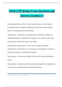 NIGP-CPP Bridge Exam Questions and Answers Graded A&plus;