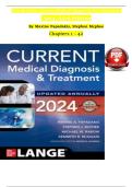 Test Bank for CURRENT Medical Diagnosis & Treatment 2024&comma; 63rd Edition by Papadakis & McPhee &vert; Exam Questions & Answers