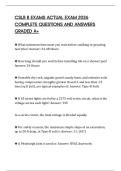 CSLB B EXAMS ACTUAL EXAM 2026 COMPLETE QUESTIONS AND ANSWERS GRADED A&plus;