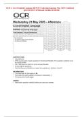 OCR A Level English Language H470&sol;01 Exploring language May 2025 Combined QUESTION PAPER and MARK SCHEME 